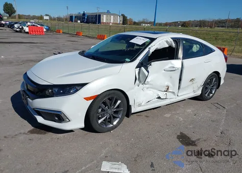 2019 Honda Civic Ex from USA, damaged, VIN JHMFC1F33KX008434